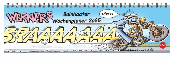 Kalendář/Diář Werner Wochenquerplaner 2025 Rötger Feldmann