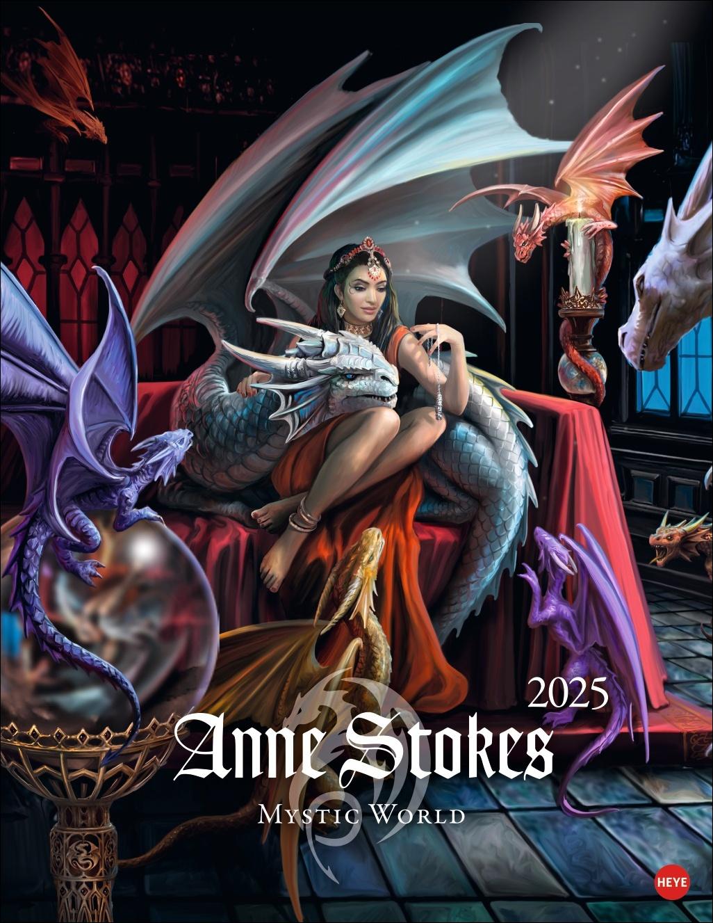 Kalendarz/Pamiętnik Anne Stokes: Mystic World Posterkalender 2025 Anne Stokes