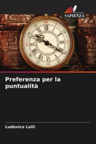 Book Preferenza per la puntualità Ludovico Lalli