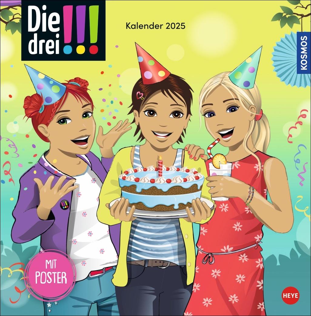 Календар/тефтер Die drei !!! Broschurkalender 2025 