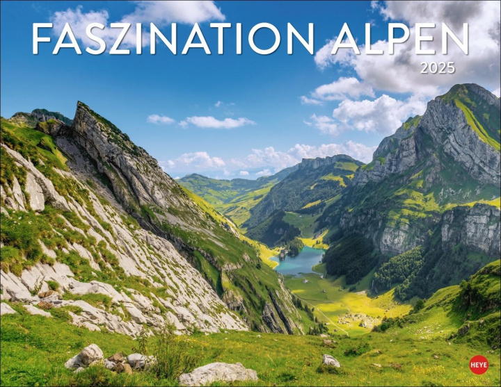 Календар/тефтер Faszination Alpen Posterkalender 2025 