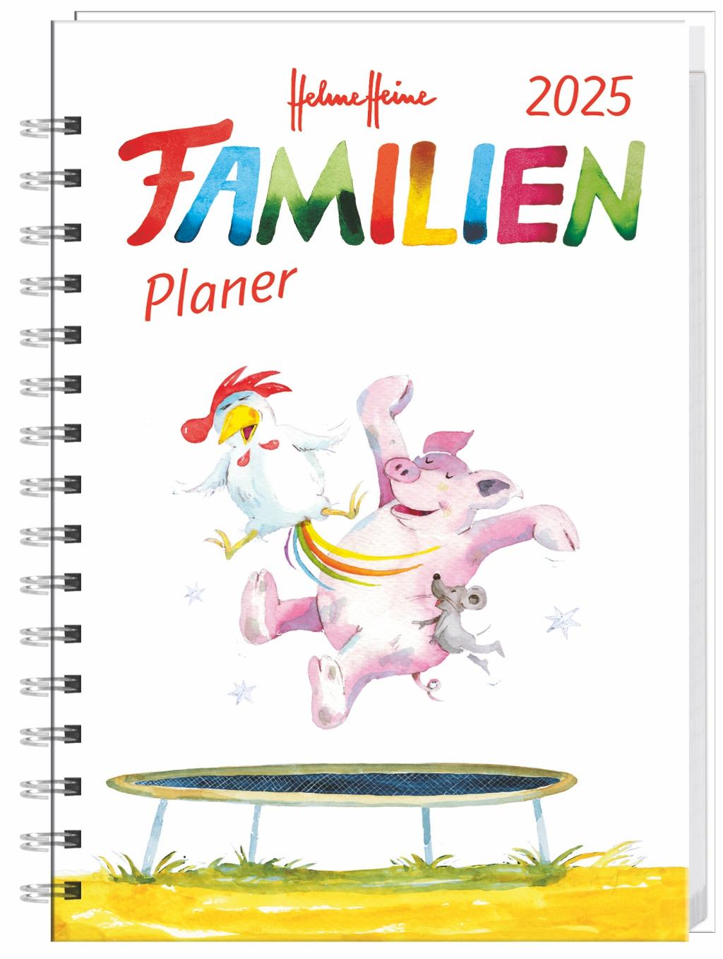 Kalendár/Diár Helme Heine: Familienplaner-Buch A5 2025 Helme Heine