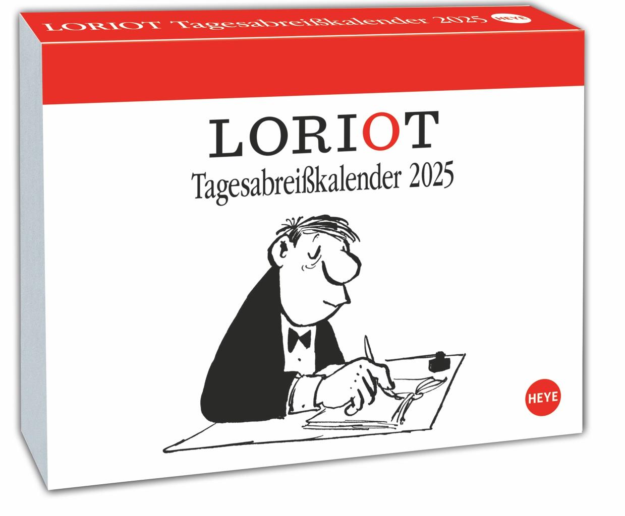 Kalendár/Diár Loriot Tagesabreißkalender 2025 Loriot