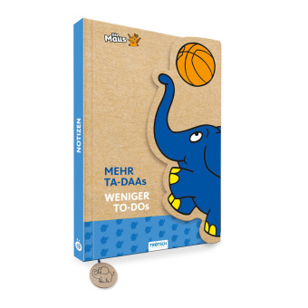 Könyv Trötsch Die Maus Notizbuch mit Klappe Elefant Trötsch Verlag GmbH & Co.KG