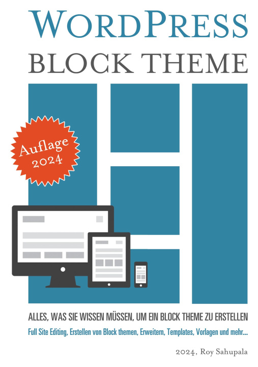 Book WordPress Block Theme Roy Sahupala