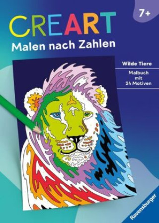 Könyv Ravensburger CreArt Malen nach Zahlen ab 7: Wilde Tiere, Malbuch, 24 Motive Maja Wagner