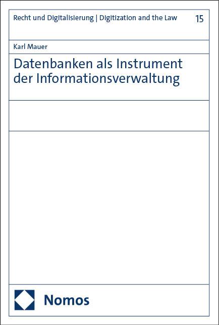 Carte Datenbanken als Instrument der Informationsverwaltung Karl Mauer