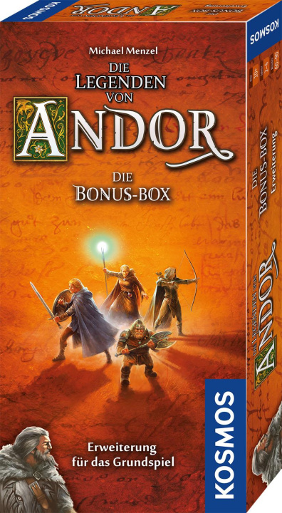 Gra/Zabawka Die Legenden von Andor - Die Bonus-Box Michael Menzel