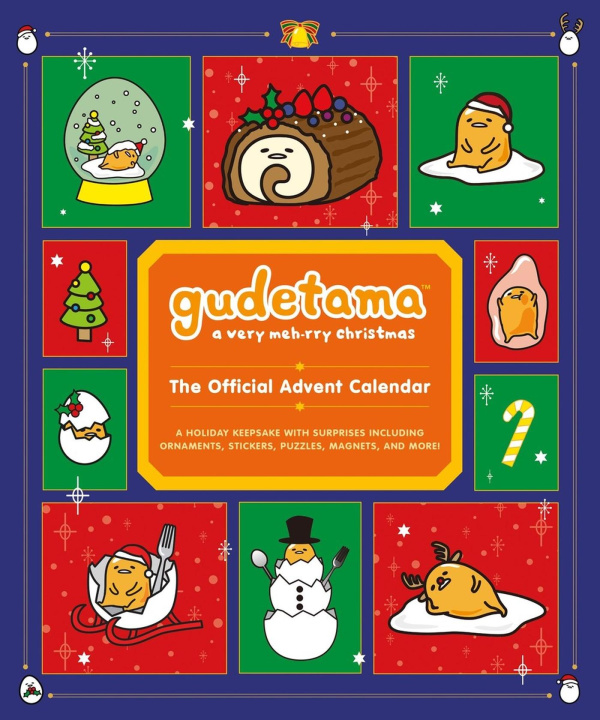 Kalendarz/Pamiętnik Gudetama: A Very Meh-Rry Christmas: The Official Advent Calendar 