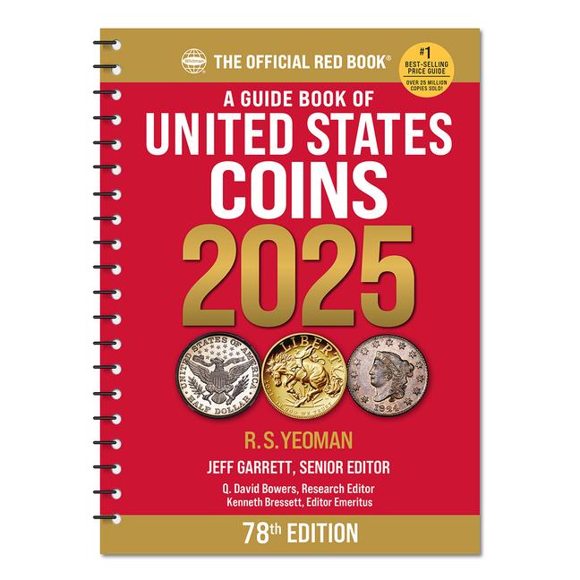 Kniha A Guide Book of United States Coins 2025 Redbook Spiral 