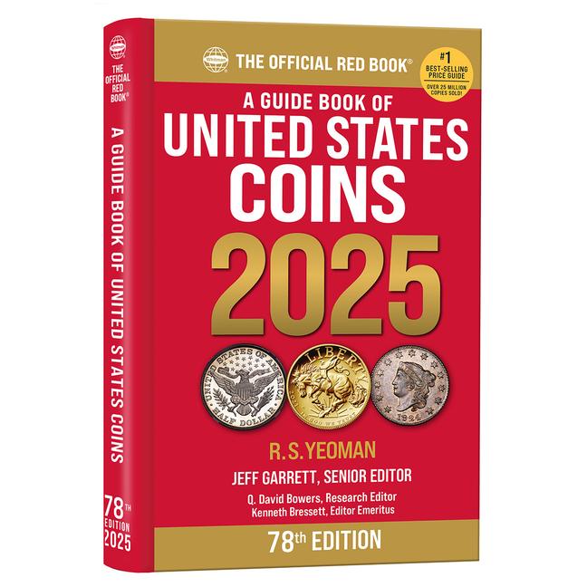 Libro A Guide Book of United States Coins 2025 Redbook Hidden Spiral 