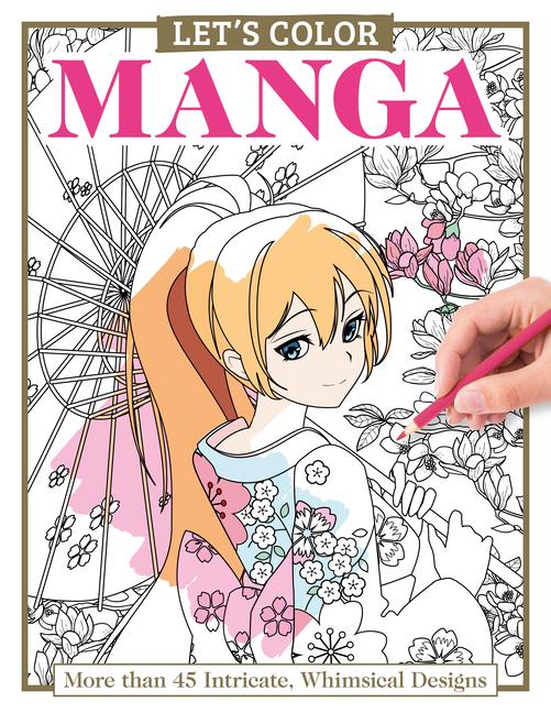 Kniha Let's Color Manga 