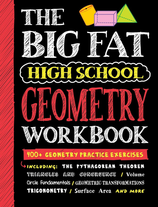 Book Big Fat High School Geometry Workbook 