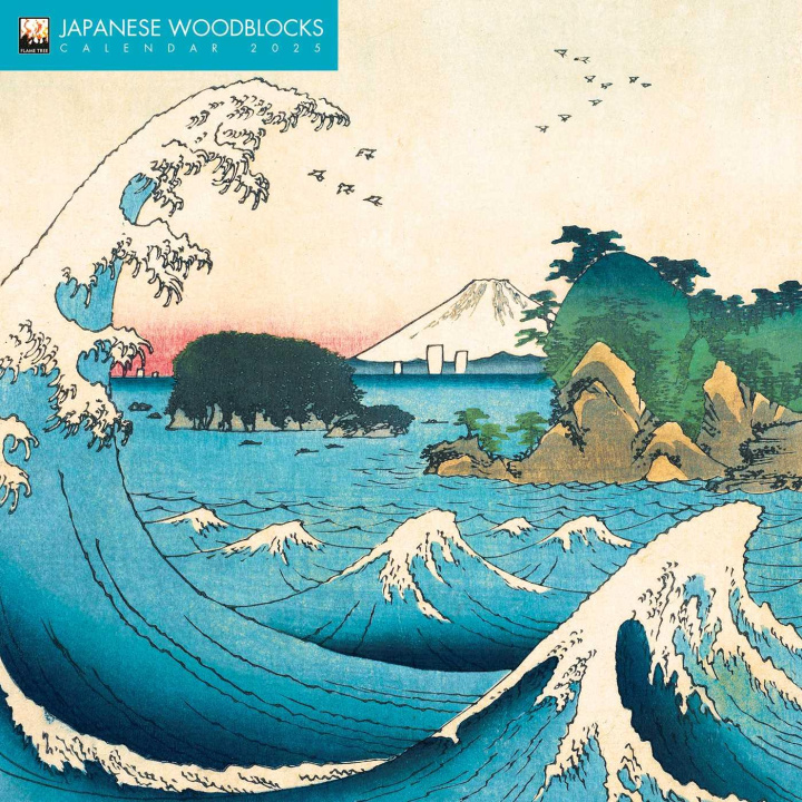 Kalendarz/Pamiętnik Japanese Woodblocks Wall Calendar 2025 (Art Calendar) 