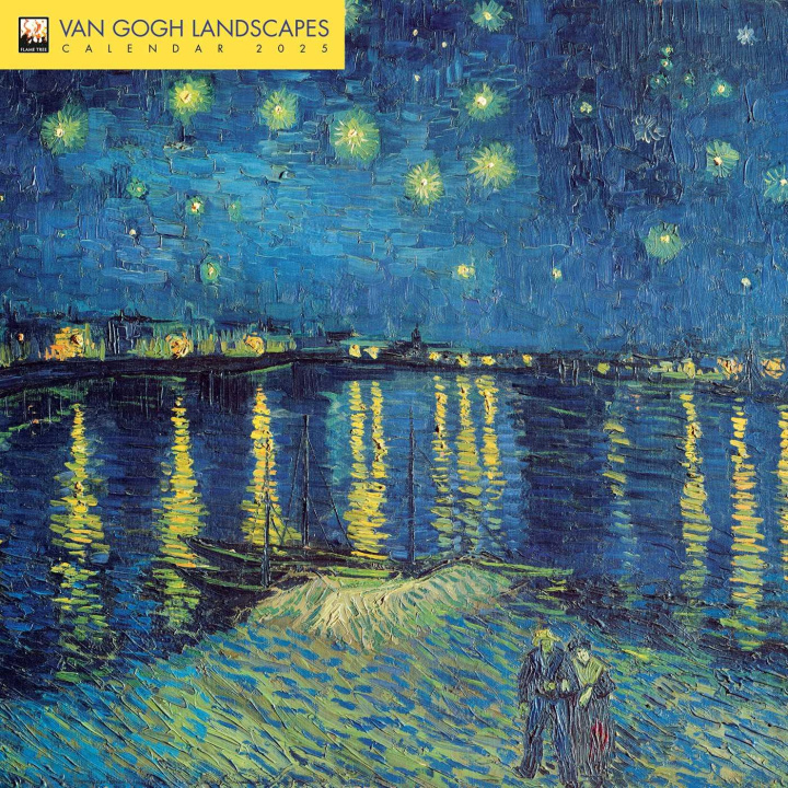 Kalendář/Diář Vincent Van Gogh Landscapes Wall Calendar 2025 (Art Calendar) 