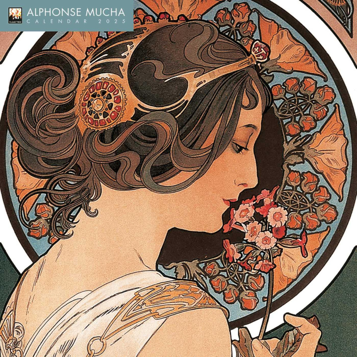 Calendar/Diary Alphonse Mucha Wall Calendar 2025 (Art Calendar) 