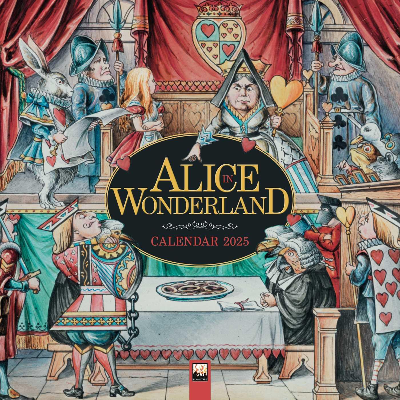 Calendar / Agendă Science Museum: Alice in Wonderland Wall Calendar 2025 (Art Calendar) 