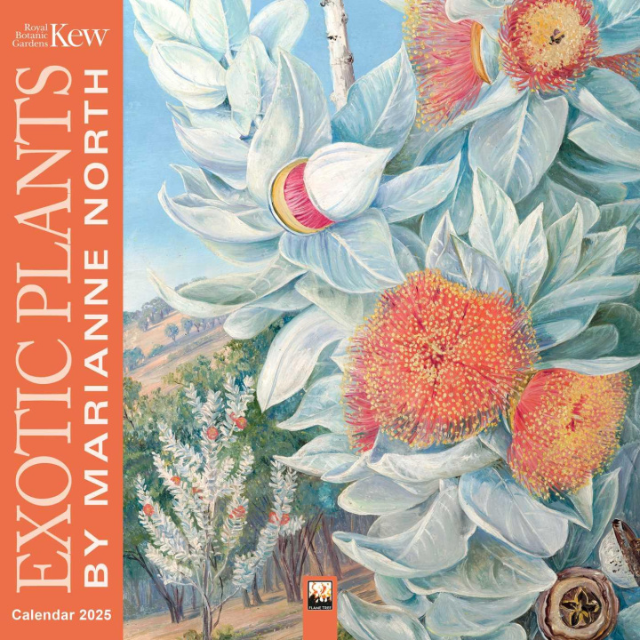 Calendario/Agenda Kew Gardens: Exotic Plants by Marianne North Wall Calendar 2025 (Art Calendar) 