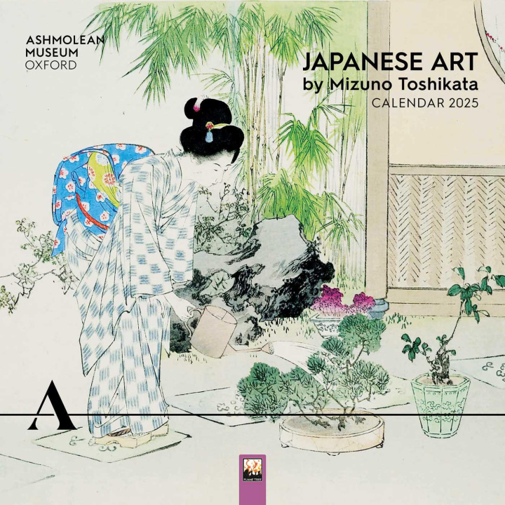 Календар/тефтер Ashmolean Museum: Japanese Art by Mizuno Toshikata Wall Calendar 2025 (Art Calendar) 