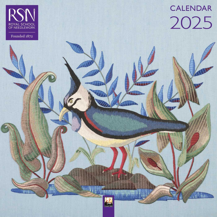 Calendar / Agendă Royal School of Needlework Wall Calendar 2025 (Art Calendar) 