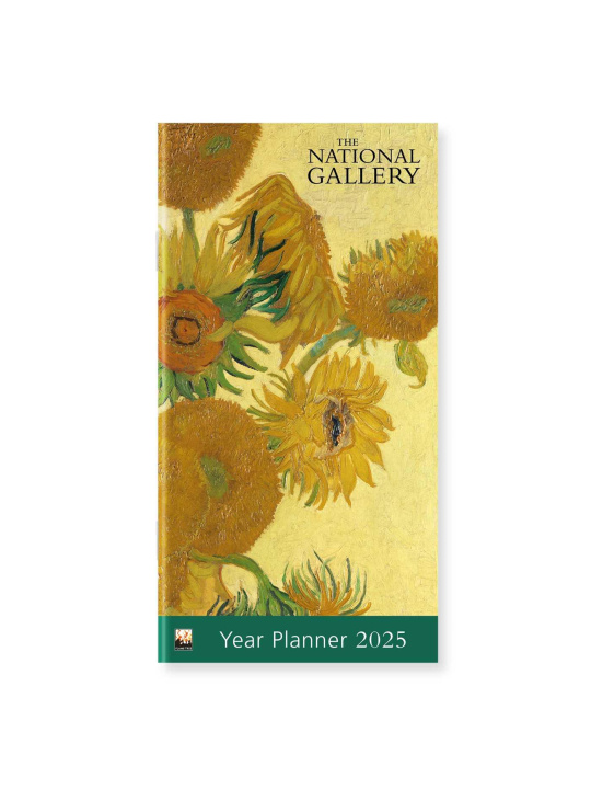 Buch National Gallery: Van Gogh, Sunflowers 2025 Year Planner - Month to View 