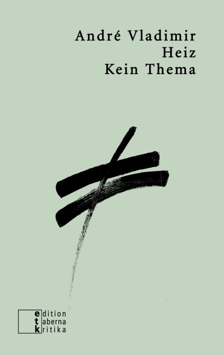 Knjiga Kein Thema 