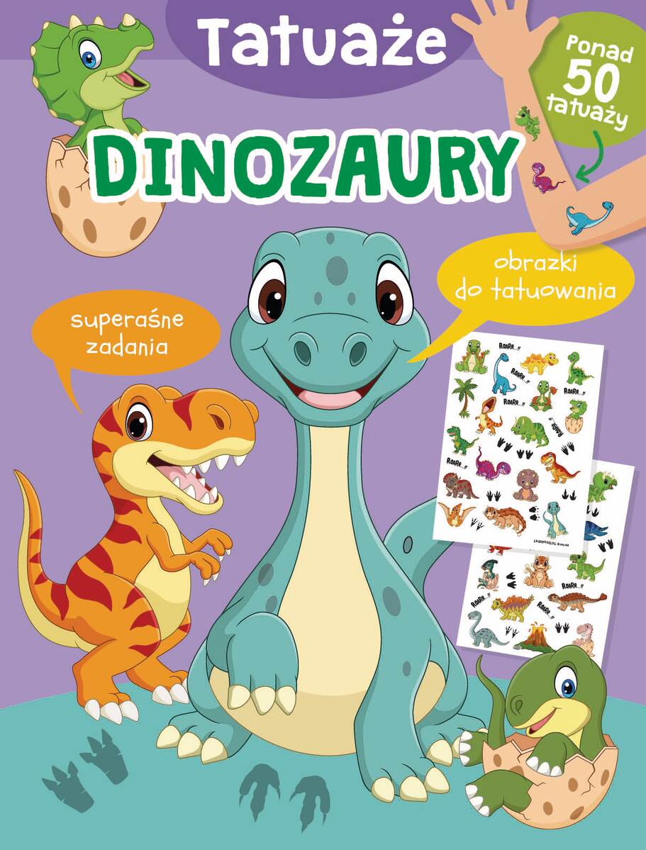 Book Tatuaże. Dinozaury Jul Łyskawa