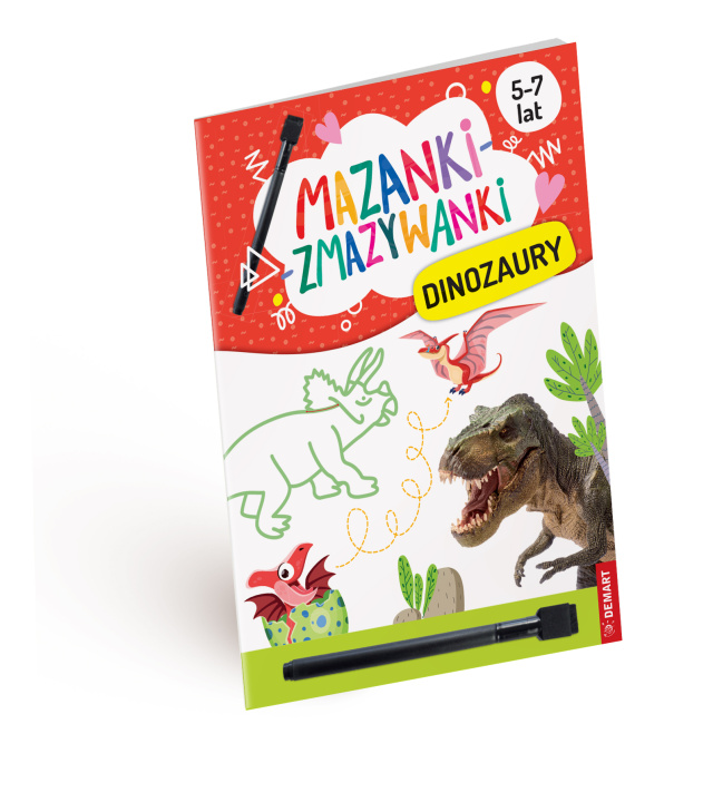 Książka Dinozaury. Mazanki-zmazywanki Anna Borchard