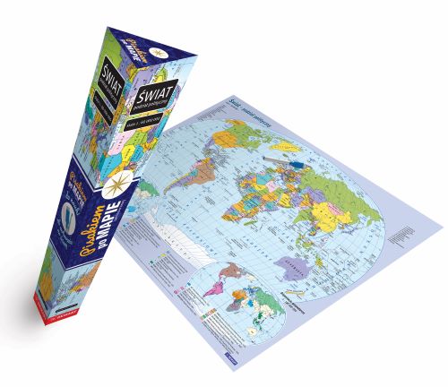 Książka Plakat Mapa polityczna świata Opracowanie zbiorowe