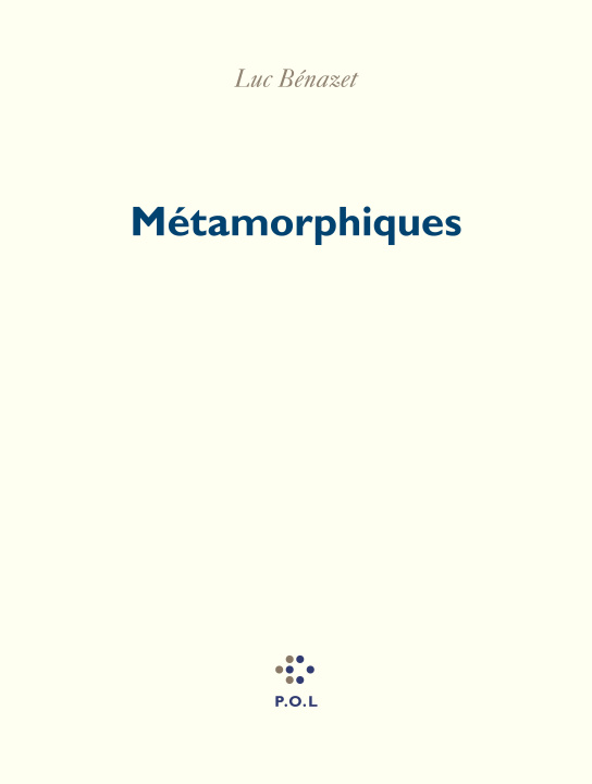 Knjiga Métamorphique Bénazet