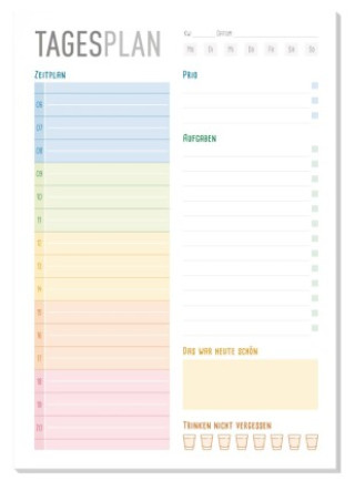 Game/Toy paper & you Block A5 Tagesplaner [Rainbow] Andreas Reiter