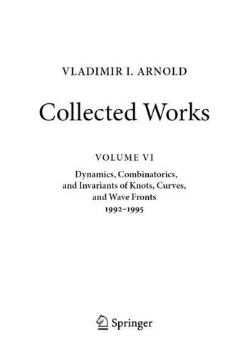 Kniha VLADIMIR I. ARNOLD-Collected Works Vladimir I. Arnold