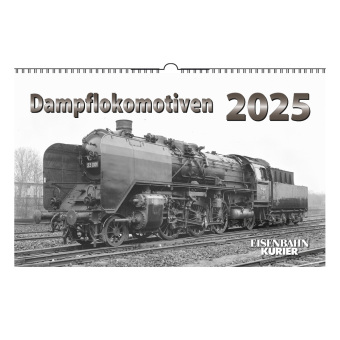 Calendrier/agenda KALENDER: DAMPFLOKOMOTIVEN 2025 