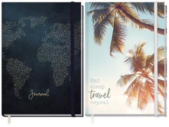 Knjiga paper&you Journal dotted A5 [Travel], sortiert, mit Einstecktasche Andreas Reiter