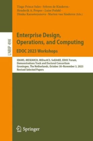 Boek Enterprise Design, Operations, and Computing. EDOC 2023 Workshops Tiago Prince Sales