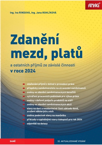 Kniha Zdanění mezd, platů a ostatních příjmů ze závislé činnosti v roce 2024 Jana Rohlíková