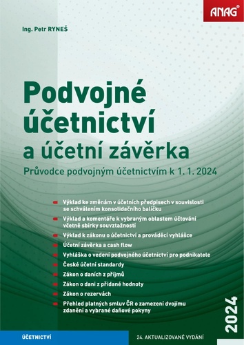 Kniha Podvojné účetnictví a účetní závěrka 2024 Petr Ryneš