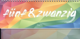 Calendar / Agendă Tischkalender 2025 [Rainbow] mit Aufsteller Andreas Reiter