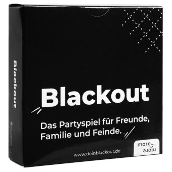 Joc / Jucărie Blackout - Black Edition more is more
