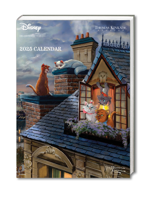 Kalendár/Diár CAL 25 DISNEY DREAMS COLL THOMAS KINKADE ENGMT