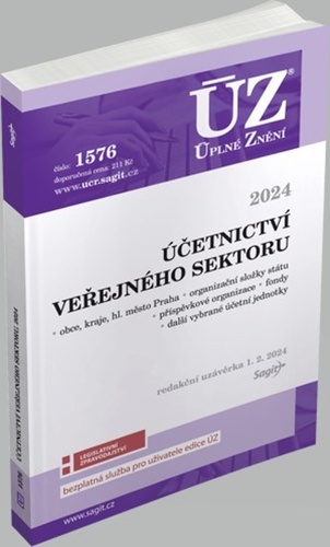 Książka ÚZ 1576 Účetnictví veřejného sektoru 