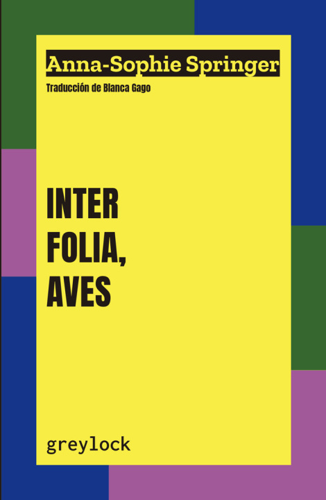 Книга INTER FOLIA, AVES SPRINGER