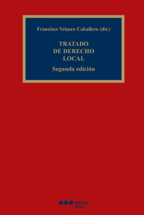 Knjiga Tratado de derecho local VELASCO CABALLERO
