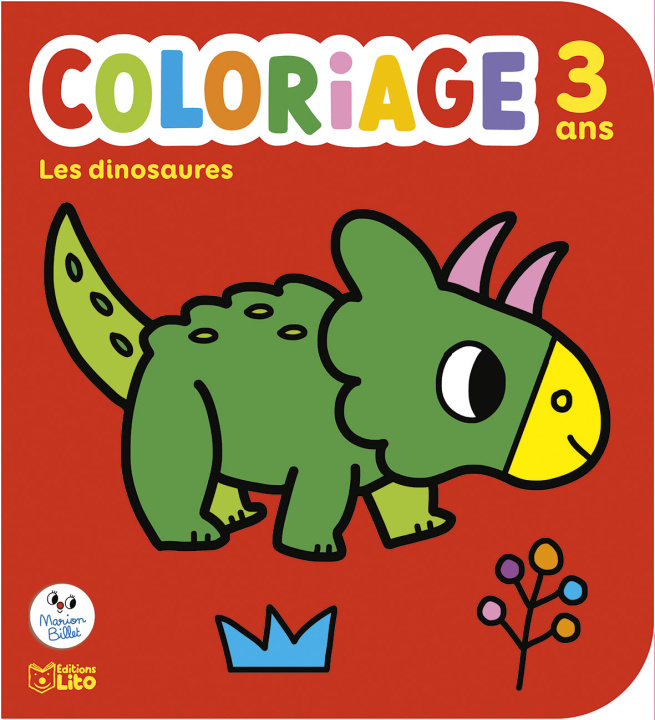 Knjiga COLRIAGES BILLET - DINOSAURES 