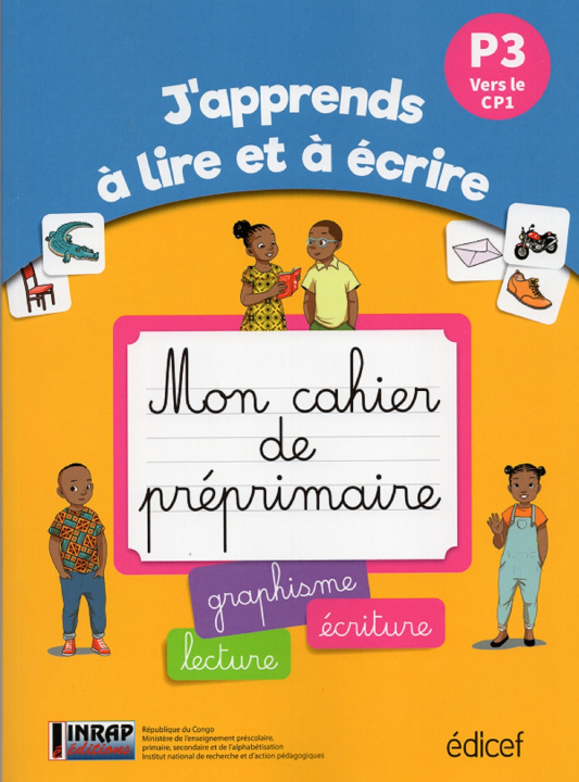 Kniha Mon cahier de pré-primaire Lecture Ecriture P3 (GS) Congo B 