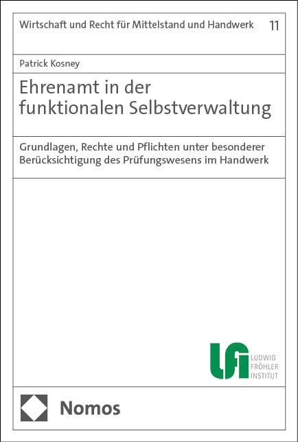 Βιβλίο Ehrenamt in der funktionalen Selbstverwaltung Patrick Kosney