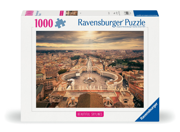 Hra/Hračka Ravensburger Puzzle 12000015 - Rome - 1000 Teile Puzzle für Erwachsene und Kinder ab 14 Jahren, Puzzle mit Stadt-Motiv von Rom, Italien 