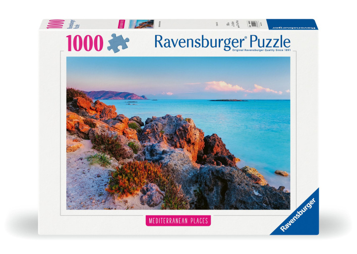Carte Ravensburger Puzzle 12000030 - Mediterrean Places Greece - 1000 Teile Puzzle mit Griechenland-Motiv 