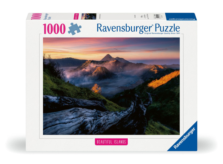 Hra/Hračka Ravensburger Puzzle Beautiful Islands 12000158 - Stratovulkan Bromo, Indonesien - 1000 Teile Puzzle für Erwachsene und Kinder ab 14 Jahren 