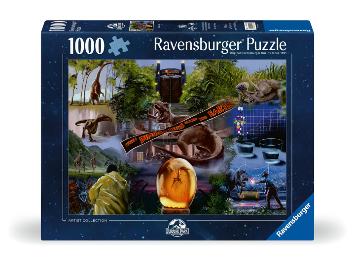 Gra/Zabawka Ravensburger Puzzle 12000187 - Jurassic Park - 1000 Teile Universal VAULT Puzzle für Erwachsene und Kinder ab 14 Jahren 